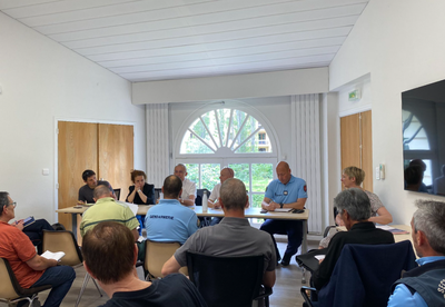 Reunió preparatòria, aquest dilluns a Prada de Conflent, per portar la Flama del Canigó arreu (Foto: FEEC)