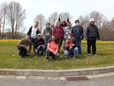 Participants en els programes d'orientació laboral d'Integra Pirineus