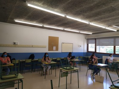Proves de la selectivitat, celebrades enguany a l'Institut Joan Brudieu (Arxiu)