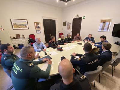 Reunió extraordinària de la Junta de Seguretat Local (Foto: Ajuntament de la Seu d'Urgell)