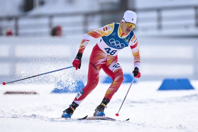 Bernat Sellés, als Jocs OIímpics de Milà-Cortina 2026 (Foto: RFEDI)