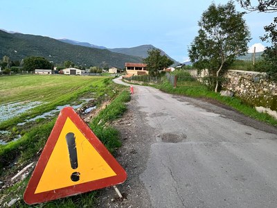 Obres al camí del Salit de la Seu d'Urgell