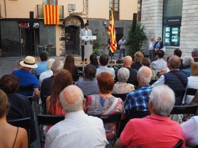 Acte institucional a la Seu d'Urgell amb motiu de l'Onze de Setembre