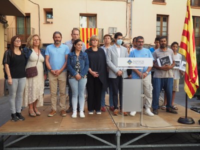 Minut de silenci a la Seu d'Urgell per les víctimes del terratrèmol al Marroc