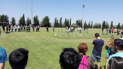 Homenatge a Emili Vicente a l'INEFC (Foto: Amics del Lleida)