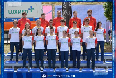 L'equip espanyol d'eslàlom als Jocs Europeus, a Cracòvia (RFEP)