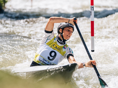 Mònica Doria, a la prova de Copa del Món de la Seu d'Urgell (Foto: Marc Etxaniz)