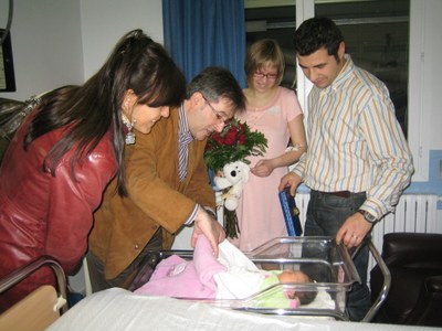 Naixement del primer bebè del 2008 - Ausàs