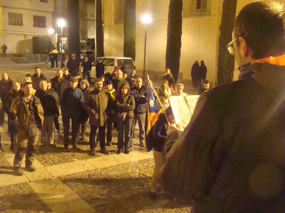 Concentració de suport a la Declaració de Sobirania de Catalunya