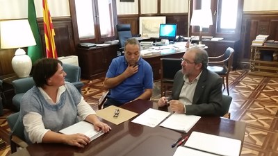 Joan Reñé s'ha reunit amb Josep Castells