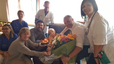 Felicitació institucional a Maria Assumpció Antúnez pels seus 108 anys (Fotografia d'arxiu)