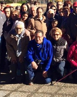 Joan Tuset, al centre, en un acte de l'Associació de Diabètics de l'Alt Urgell (Foto: RàdioSeu / arxiu)