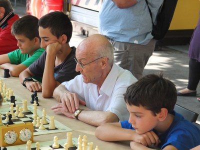 Josep Carreño, en el Torneig de Festa Major del 2014