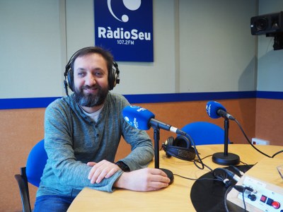 Miquel Alet als estudis de RàdioSeu