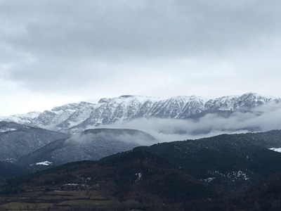 La serra del Cadí, des de Castellciutat (Foto / arxiu)