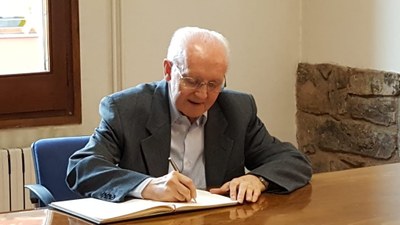 Mossèn Benigne Marquès, distingit amb la Creu de Sant Jordi (Foto: Bisbat d'Urgell)