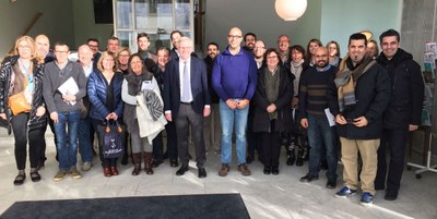 Visita d'alcaldes i regidors catalans a l'Ajuntament de Copenhagen (Foto: ACM)