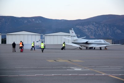 TSA s'estrena com a operadora dels vols de l'aeroport d'Andorra-La Seu