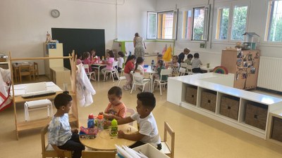 Inici del curs escolar a l'Escola Pau Claris (Foto: Ajuntament de la Seu d'Urgell)