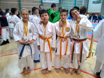 Podis pel Karate Kobudo Pirineus al Campionat de Catalunya de Promoció
