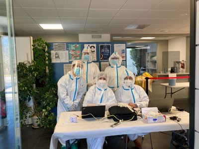 Cribratge poblacional al consultori mèdic d'Organyà (Foto: Ajuntament d'Organyà)