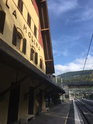 Estació de tren de la Molina (Foto: arxiu)