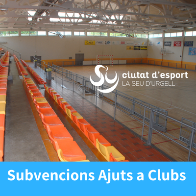 Subvencions a clubs esportius de la Seu d'Urgell