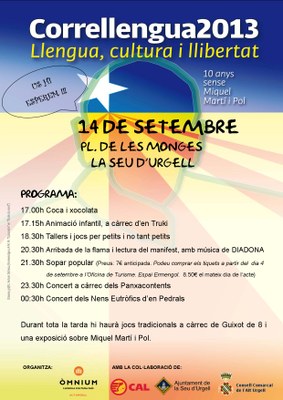 Correllengua - Cartell 2013