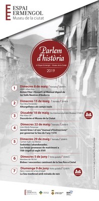 Cartell de 'Parlem d'Història'