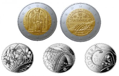 Noves monedes commemoratives a Andorra (Foto: Govern d'Andorra)