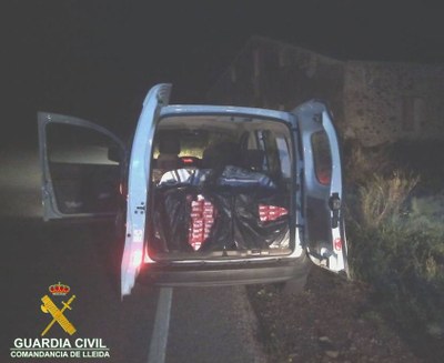 Furgoneta amb el contraban