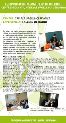 Servei Educatiu - Taller RàdioSeu