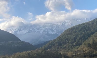 El Cadí des d'Arsèguel, aquest matí