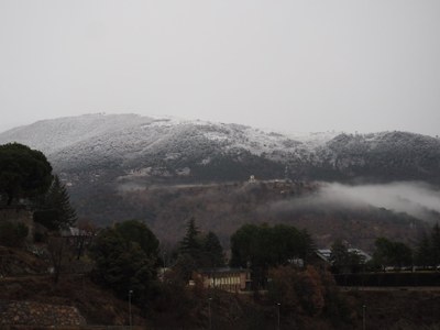 Nevada al voltant de la Seu d'Urgell