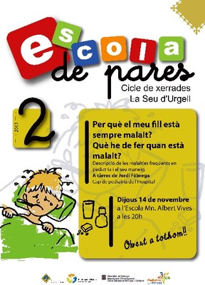 Escola de Pares 2013-Cartell xerrada malalties freqüents