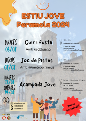 Activitats del cicle Estiu Jove Peramola