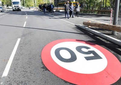 Senyalització de límits de velocitat a Sant Julià de Lòria (Foto: Govern d'Andorra)