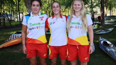Miren Lazkano, Núria Vilarrubla i Annebel Van der Knijff (RFEP)