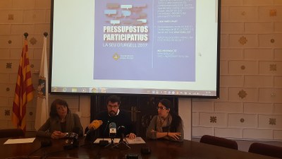 Presentació dels Pressupostos Participatius 2017 (Foto: Ajuntament de la Seu)