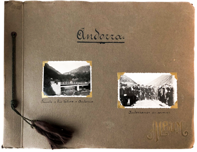 Àlbum del fons fotogràfic de l’Arxiu Nacional fet per l’enginyer Aldwin Schroeder (Foto: Govern d'Andorra)