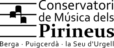 Logotip del Conservatori de Música dels Pirineus