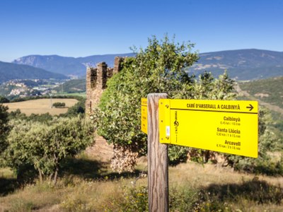Senyalització de senderisme a l'Alt Urgell (Foto: CCAU)