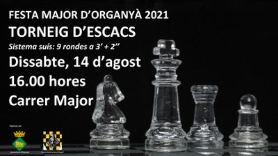 Torneig d'Escacs de Festa Major a Organyà