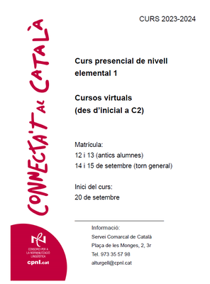 Cursos de català del CPNL