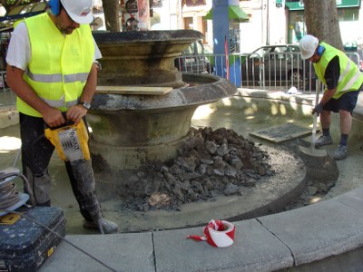 Font del Passeig (obres)