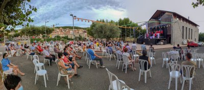 Concert de l'Orquestra Nova Blanes a la Festa Major d'Oliana (Foto: Eloi Balletbò)