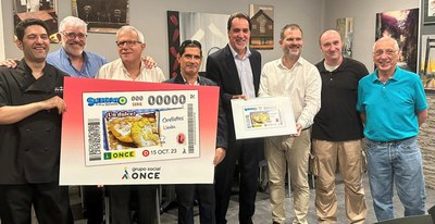 Presentació a Oliana del cupó de l'ONCE