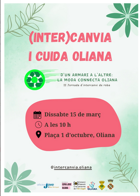 Segona Jornada d'Intercanvi de Roba a Oliana