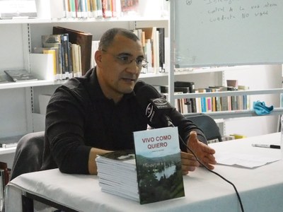 Omar El Bachiri, a la Biblioteca Sant Agustí