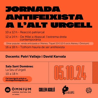 'Jornada Antifeixista a l'Alt Urgell'